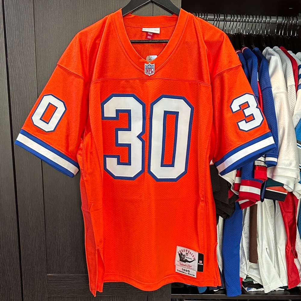 Terrell Davis Denver Broncos Mitchell & Ness 1995 Authentic Jersey - Orange